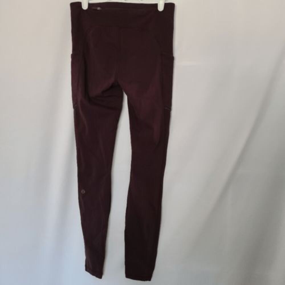 Lululemon Speed Tight in Black Cherry Sz 4 - Picture 2 of 8
